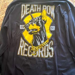DeathRow Records Long Sleeve Graphic Tee